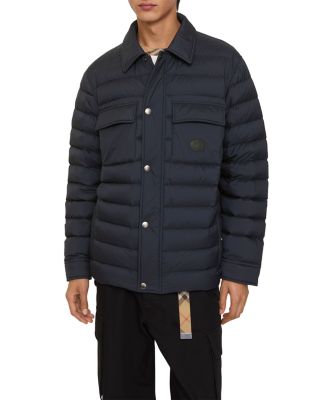 Nylon Padded Down Overshirt