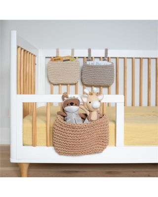 Charlie Farmhouse Crochet Crib Storage, 3 Pack