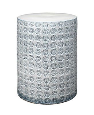 Wildflower Indoor/Outdoor Ceramic Side Table