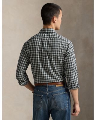 Classic Fit Plaid Twill Shirt