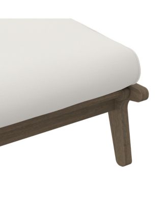 Saratoga Outdoor Patio Teak Ottoman