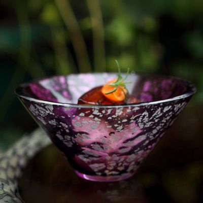Lavender Dreams Crystal Bowls, Set of 2
