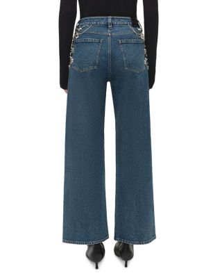 Jude Mid Rise Embellished Jeans in Solana