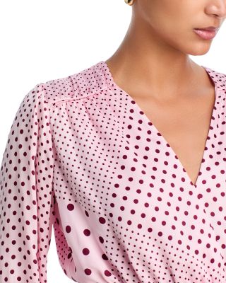 Calanthe Printed Satin Dress