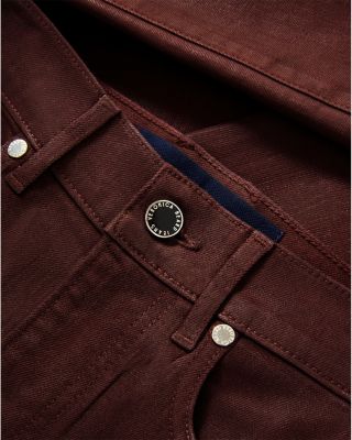 Crosbie High Rise Wide Leg  Jeans in Raisin