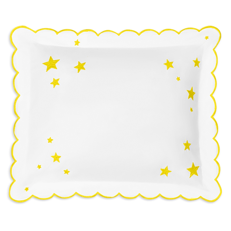 Matouk Stars Mini Embroidered Boudoir Pillow Cover