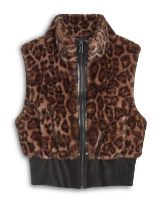 Faux Fur Bomber Vest