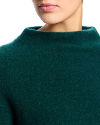 Boiled Cashmere Funnel Neck Sweater
