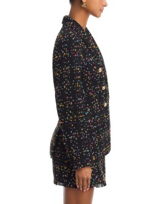 Rainbow Tweed Cutaway Blazer - Exclusive