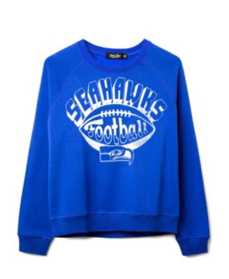 Women's NFL Seattle Seahawks Football Raglan Crew Fleece