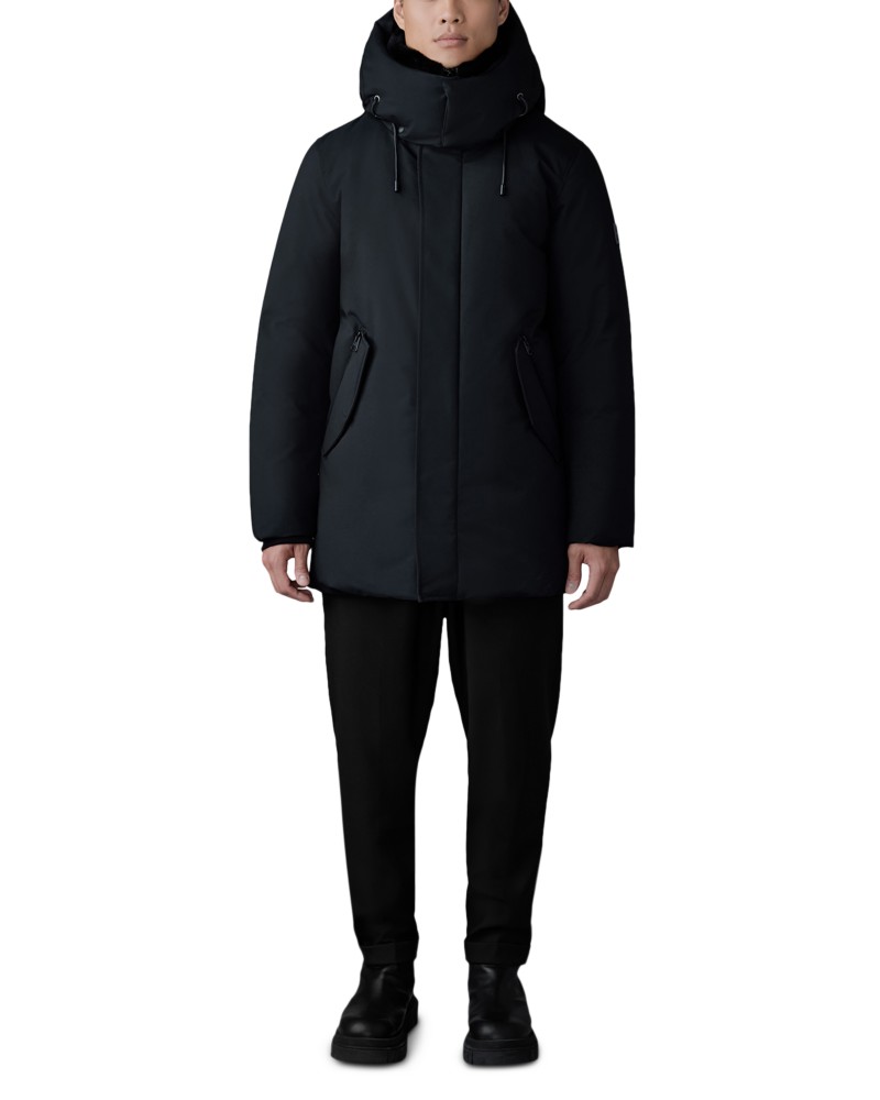 Mackage Sullivan 2-in-1 Down Coat with Removable Bib in Black