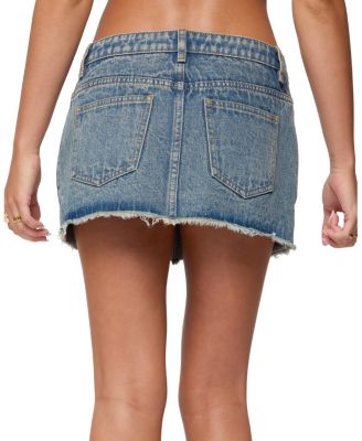 Keiko Studded Denim Mini Skirt