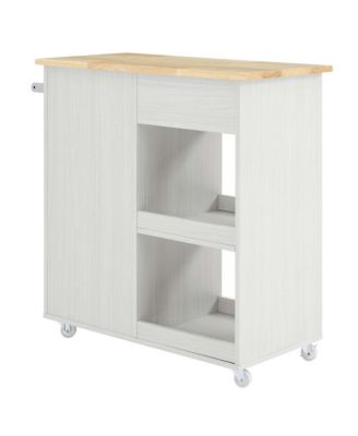 Culinary Kitchen Cart with Towel Bar
