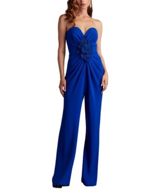 Sirota Center-Front Ruffle Jumpsuit