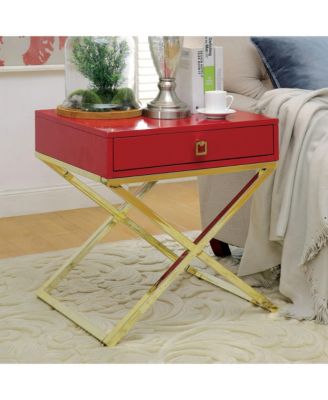 Chester 24" Steel Frame 1-Drawer End Table