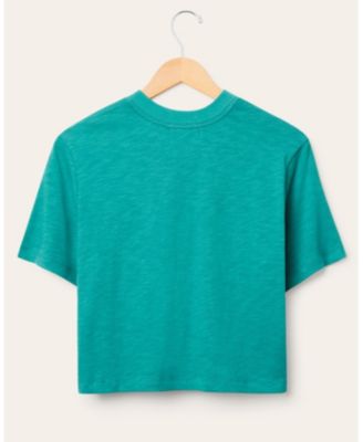 Women's NFL Miami Dolphins Thrill Mock Neck Crop Tee