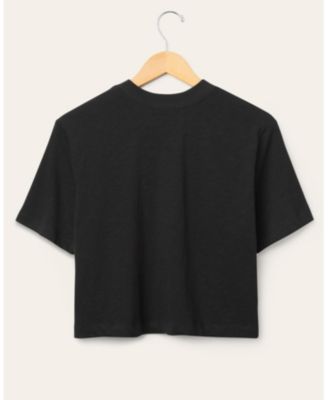 Women's NFL Philadelphia Eagles Thrill Mock Neck Crop Tee