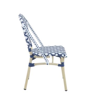 Quade Aluminum and PE Wicker Patio Dining Chairs, Set of 2