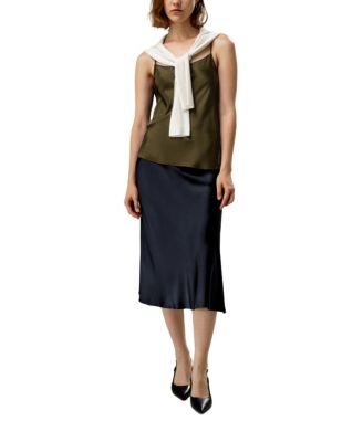  Double-Faced Silk Charmeuse Camisole