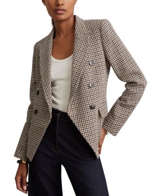 Petite Evie Textured Check Blazer 