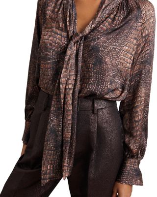 Naomi Animal Print Blouse