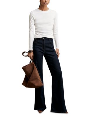 Tessa Ribbed Long Sleeve Tee