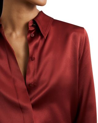 Ameira Silk Satin Shirt