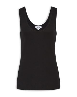 Violet Scoop Neck Rib Vest