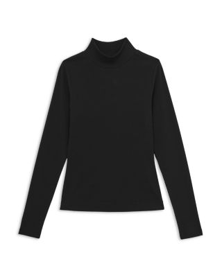Polly Ribbed Funnel Neck Top