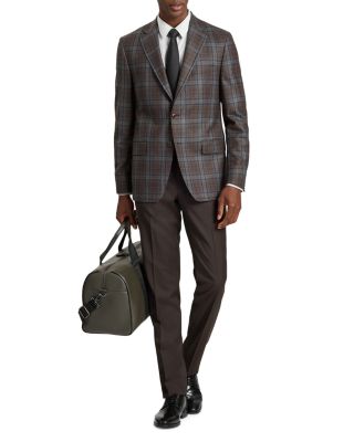 Winfred Plaid Modern Fit Suit Jacket