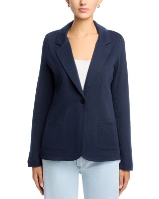 Knit Patch Pocket Blazer