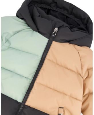 Boys' Colorblocked Puffy Winter Coat Jacket - Little Kid