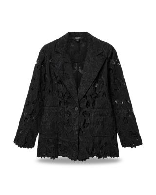 Charli Embroidered Lace Blazer