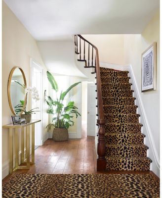 Dash  Albert by Annie Selke Leopard RDA372 Area Rug, 6'0"x9'0"