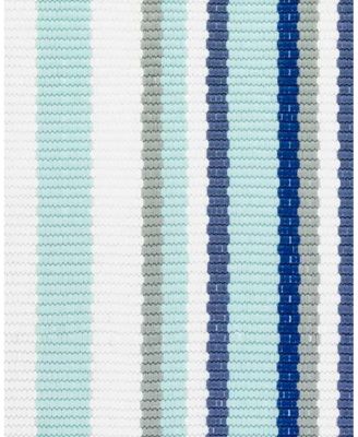 Dash  Albert by Annie Selke Skyler Stripe Indoor/Outdoor DA1360 Runner, 2'6"x8'0"