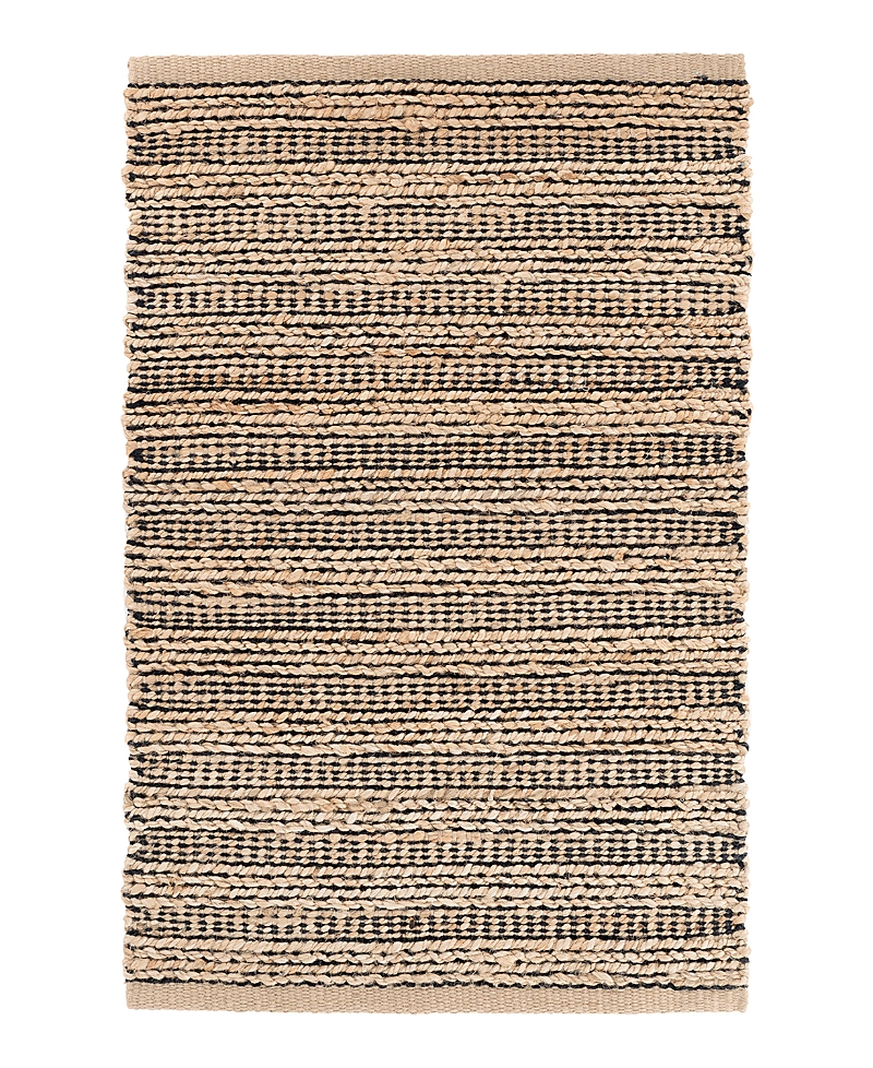 Dash & Albert By Annie Selke Dash Albert By Annie Selke Simba Da1016 Area Rug, 5'0x8'0 In Black