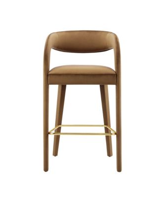 Pinnacle Performance Velvet Bar Stool, Set of 2