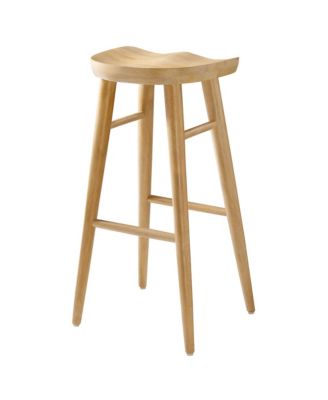 Saville Backless Wood Bar Stools Set of 2