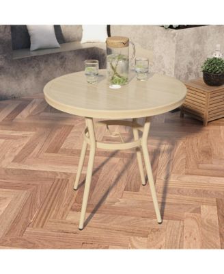 Meri Aluminum Patio Round Dining Table