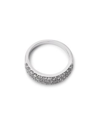 Diamond Multi-Row Ring in 14K White Gold, 1.0 tcw