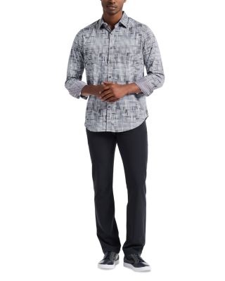 Berkley Long Sleeve Printed Woven Shirt