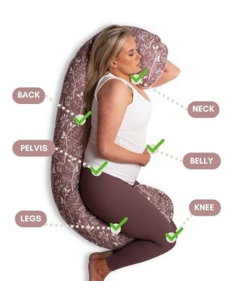  Full C-Shaped Body Pillow Pregnancy Endometriosis Menopause