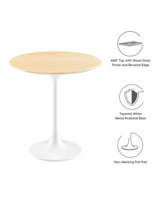 Lippa Round Wood Side Table