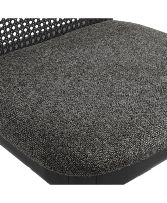 Monarch Wood and Rattan Dining Side Chair