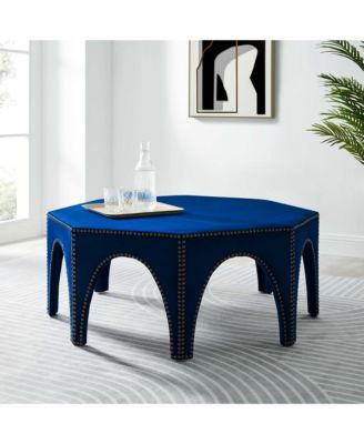 Victory Performance Velvet Ottoman