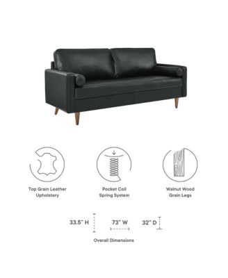 Valour Leather Sofa