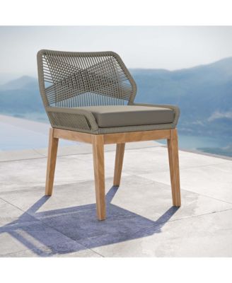 Wellspring Outdoor Patio Teak Wood Dining Chair