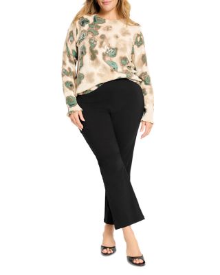 Camo Shine Round Neck Sweater