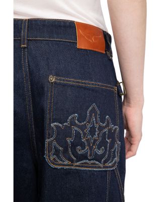 Perya High Rise Denim Jeans in Brut