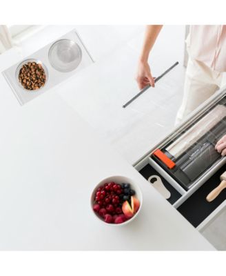 Small Clear Double Glass Bowl Pet Feeder, 1 Pint Bowls